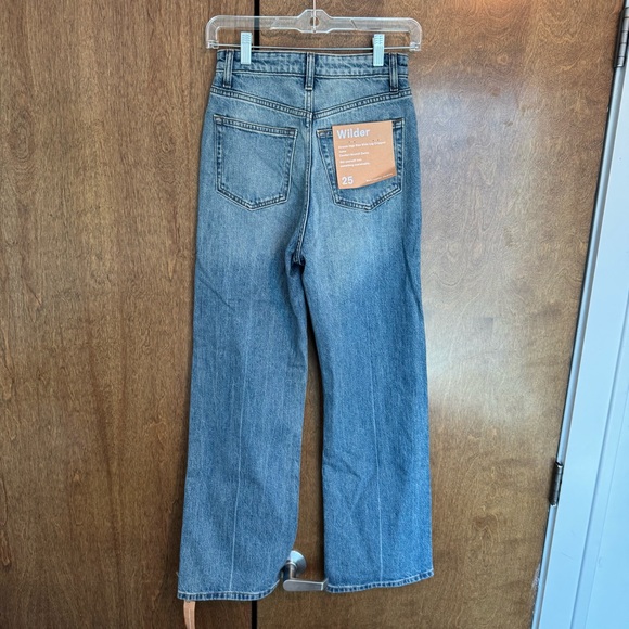 NWT Reformation High Rise Wide Leg Stretch Jeans in Merritt - Picture 3 of 5